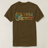 Guitar Lover 68 Jahre Alte Geschenke Juli 1954 Lim T-Shirt (Design vorne)
