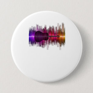Guitar Lover   Akustische Gitarre-Heartbeat-Gesche Button