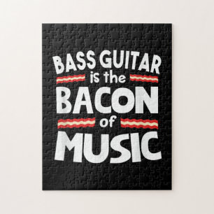 Guitar Lover Bass Gitarre ist wieder in der Musi Puzzle