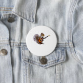 Guitar Lover | Eichhörnchen Gitarre spielen Button (Beispiel)