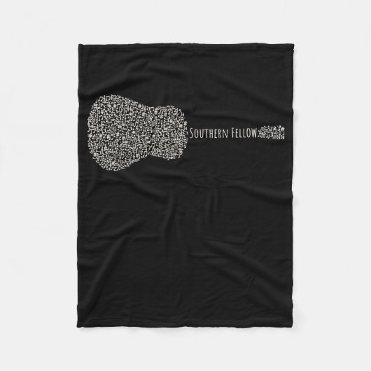 Guitar Lover | Gift für Gitarren Fleecedecke (Vorderseite)