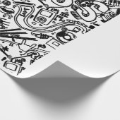 Guitar Lover | Gitarrenmuster - Geschenk Geschenkpapier (Ecke)