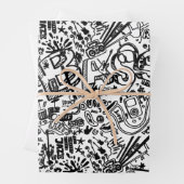 Guitar Lover | Gitarrenmuster - Geschenk Geschenkpapier Set (Beispiel)