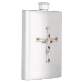 Guitar Lover | Guitar Cross Gift Flachmann (Rechts)