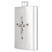 Guitar Lover | Guitar Cross Gift Flachmann (Links)