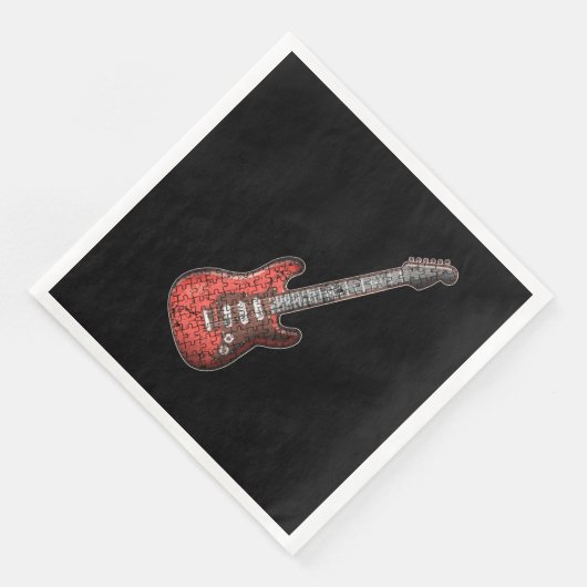 Guitar Lover | Guitar Player Gift Serviette (Ecke)