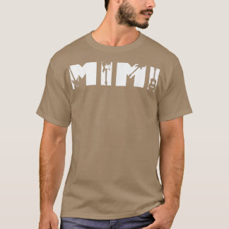 Guitar Lover Guitarist Mimi Funny Music Mothers Da T-Shirt