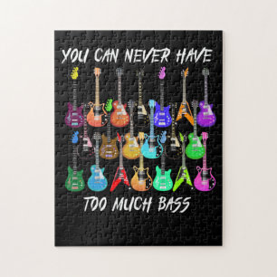 Guitar Lover   Man kann nie viel Bass haben Puzzle