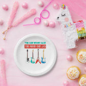 Guitar Lover | Man kann nie viele Gitarren haben Pappteller (Party)