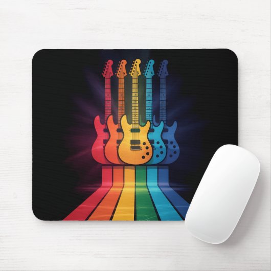 Guitar Lover Mousepad (Mit Mouse)
