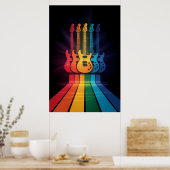 Guitar Lover Poster (Küche)