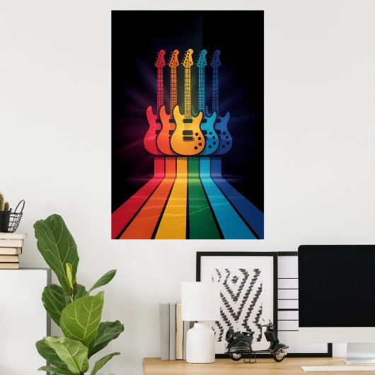 Guitar Lover Poster (Heimbüro)