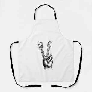 Guitar Lover Say Hi Guitar Gift Schürze