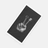 Guitar Lover | Say Hi Guitar Gift Serviette (Ecke)