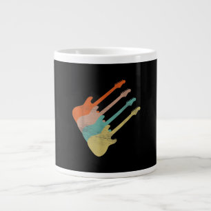 Guitar Lover   Vintage elektrische Gitarre Jumbo-Tasse