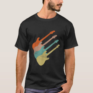 Guitar Lover   Vintage elektrische Gitarre T-Shirt