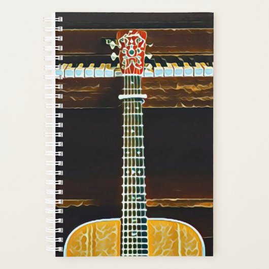 Guitar lovers gifts planer (Vorderseite)