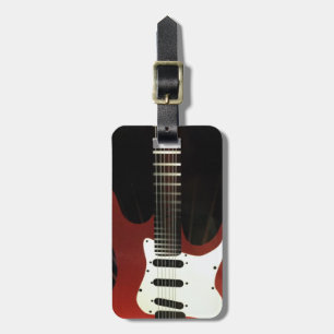 GUITAR LOVER'S LUGGAGE TAG/GOLF BAG TAG GEPÄCKANHÄNGER