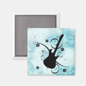 Guitar Magnet (Vorderseite/Rückseite)