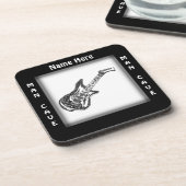 Guitar Man Cave CUSTOMIZE Untersetzer (Linke Seite)