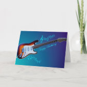 Guitar Man Karte (Vorderseite)