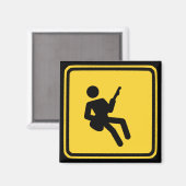 Guitar Man Magnet (Vorderseite/Rückseite)