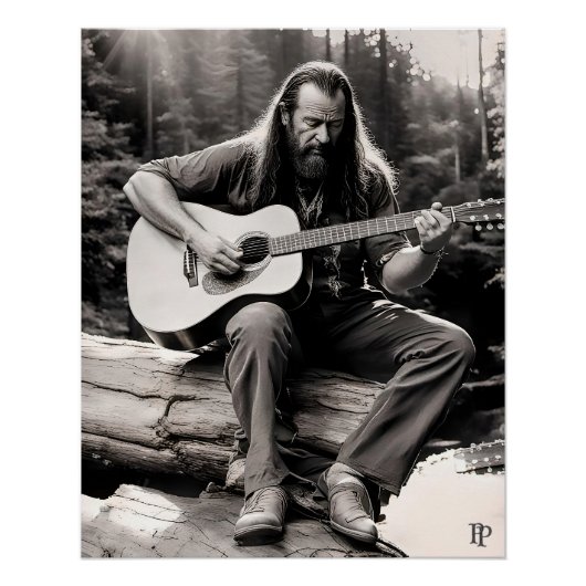 Guitar Man Poster (Vorderseite)