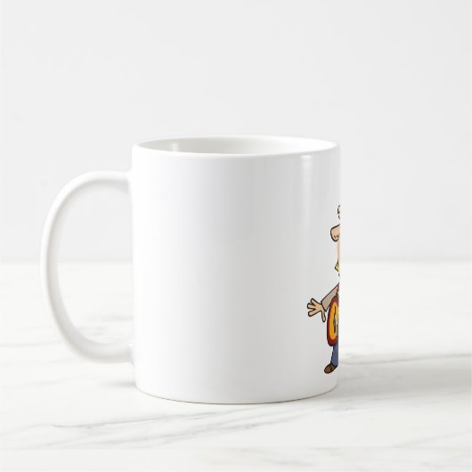 Guitar Man Rockstar Kaffeetasse (Links)