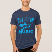 Guitar Man Tri-Blend Shirt (Vorderseite)