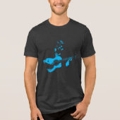 Guitar Man Tri-Blend Shirt (Vorderseite)