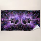 Guitar Music Beach Handtuch (Vorderseite)