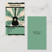 Guitar - Music Business Card Visitenkarte (Vorne/Hinten)