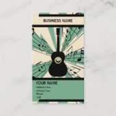 Guitar - Music Business Card Visitenkarte (Vorderseite)
