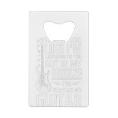 Guitar Music Geldbeutel Flaschenöffner (Rückseite)