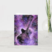Guitar Music Happy Birthday Card Karte (Rückseite)