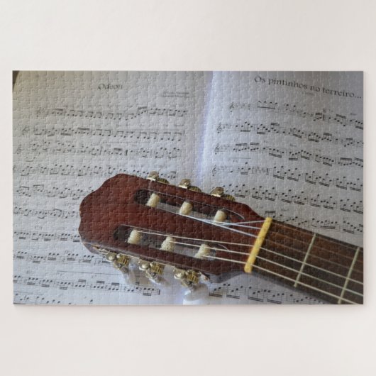 Guitar Music Puzzle (Horizontal)