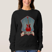 Guitar Music Roch N Roll Sweatshirt (Vorderseite)