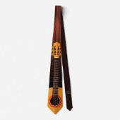 Guitar Necktie Music-Themed Design Version 1 Krawatte (Vorderseite)
