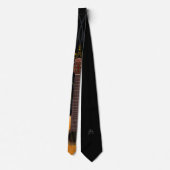 Guitar Necktie Music-Themed Design Version 4 Krawatte (Rückseite)