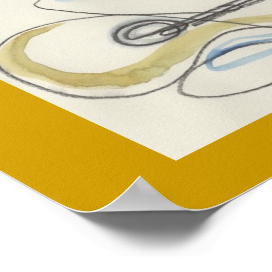 Guitar Oneliner Poster (Ecke)