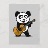 Guitar Panda Postkarte (Vorderseite)