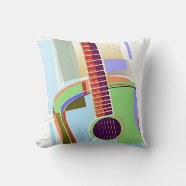 Guitar Pillow Kissen (Vorderseite)