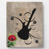 Guitar Plaque Fotoplatte (Vorderseite)