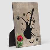Guitar Plaque Fotoplatte (Seite)