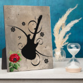 Guitar Plaque Fotoplatte (Seite)