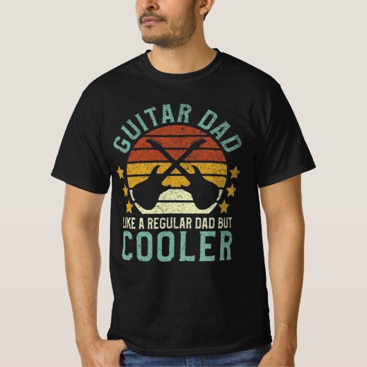 Guitar Player Dad Vintage T-Shirt (Vorderseite)