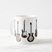 Guitar Player Gift Rock and Roll Musician Band Mug Kaffeetasse (Vorderseite Links)