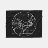 Guitar Player Guitar Musical Instrument Guitarist Fleecedecke (Vorderseite (Horizontal))