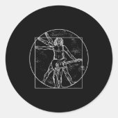 Guitar Player Guitar Musical Instrument Guitarist  Runder Aufkleber (Vorderseite)