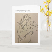 Guitar Player Happy Birthday Card Karte (Gelbe Blume)
